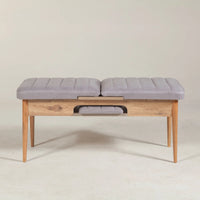 Sembol Bench Atlantik Soho Gri