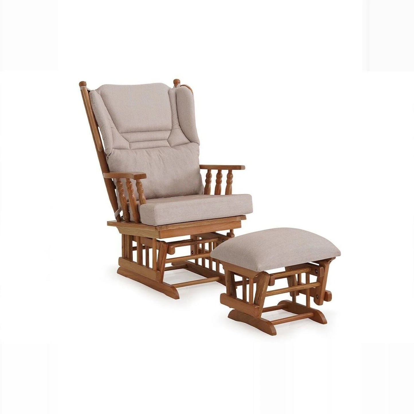Relax Sallanan Sandalye Krem görsel 9