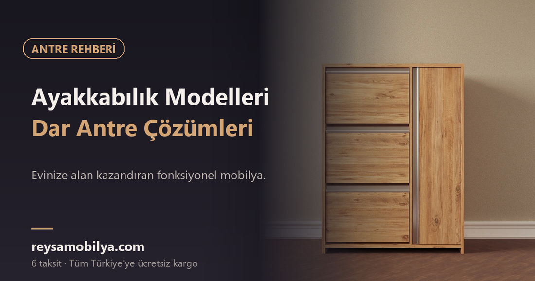 Ayakkabılık Modelleri Dar Antre Çözümleri - Reysa Mobilya