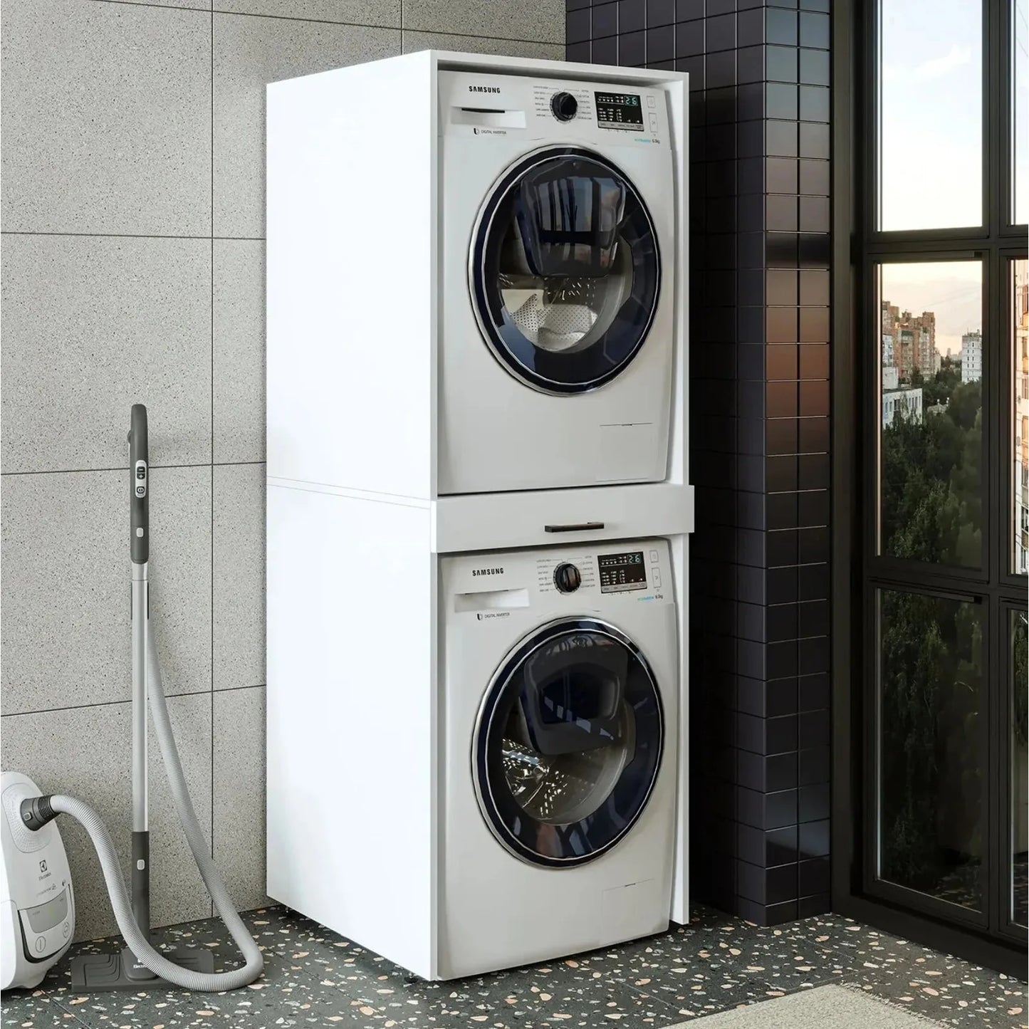 Aqua Çamaşır/Kurutma Makinesi Dolabı görsel 2