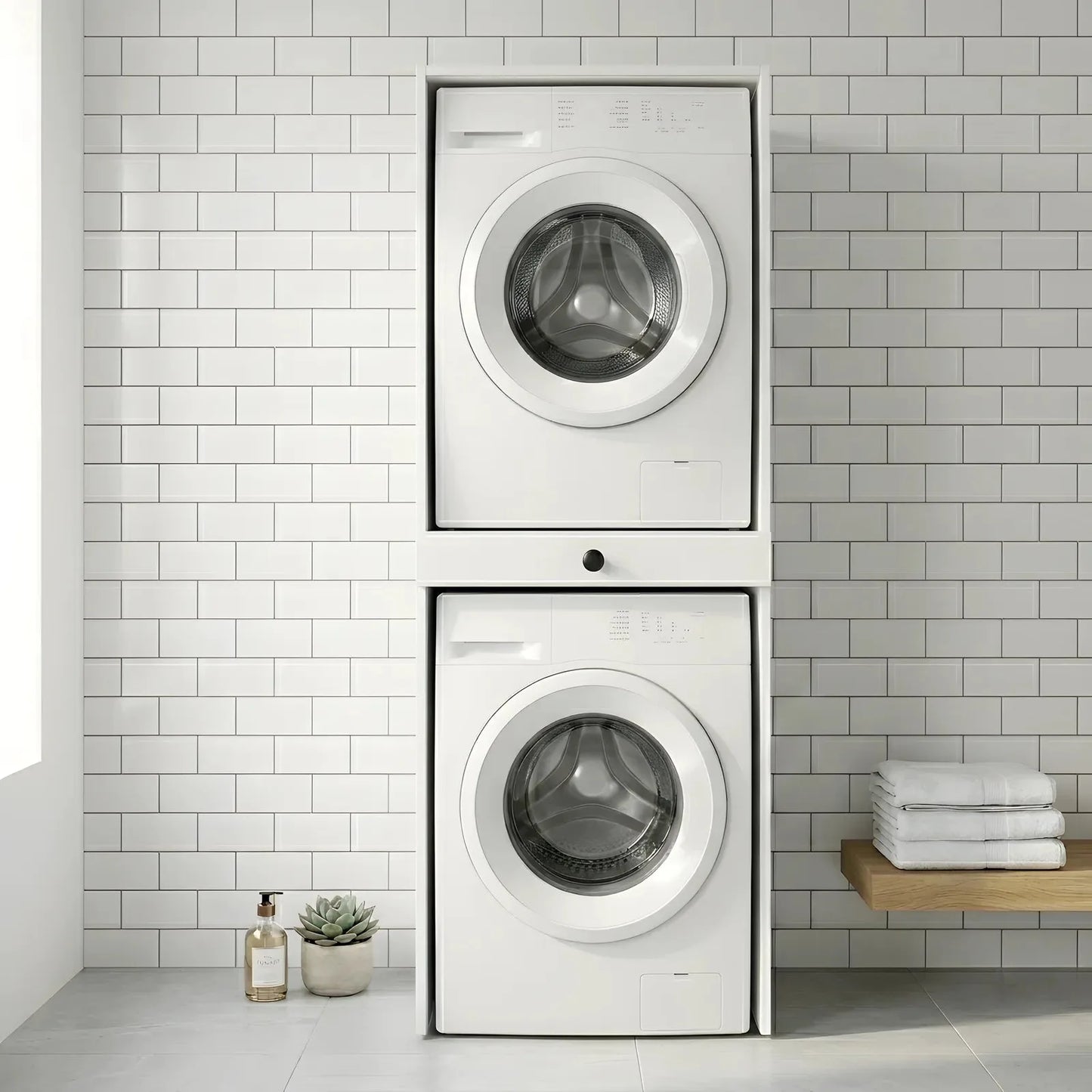 Aqua Çamaşır/Kurutma Makinesi Dolabı görsel 3