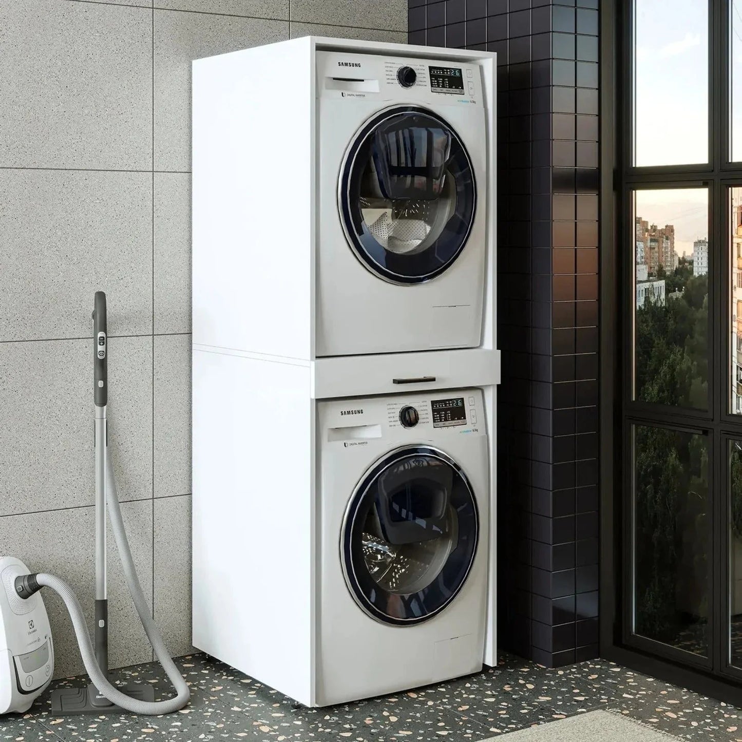Aqua Çamaşır/Kurutma Makinesi Dolabı görsel 6