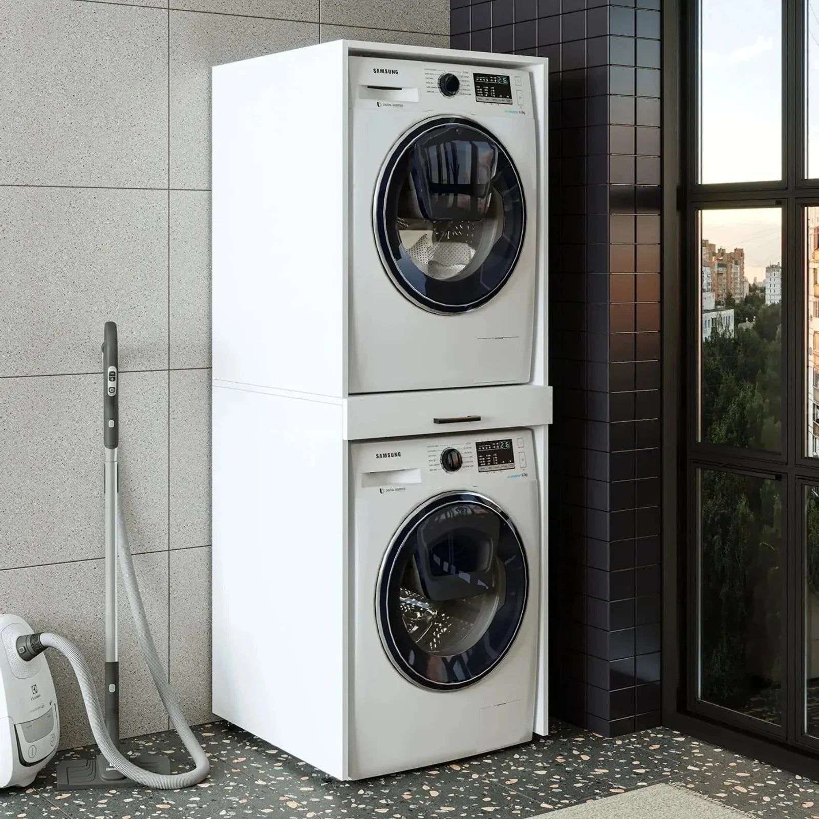 Aqua Çamaşır/Kurutma Makinesi Dolabı görsel 6