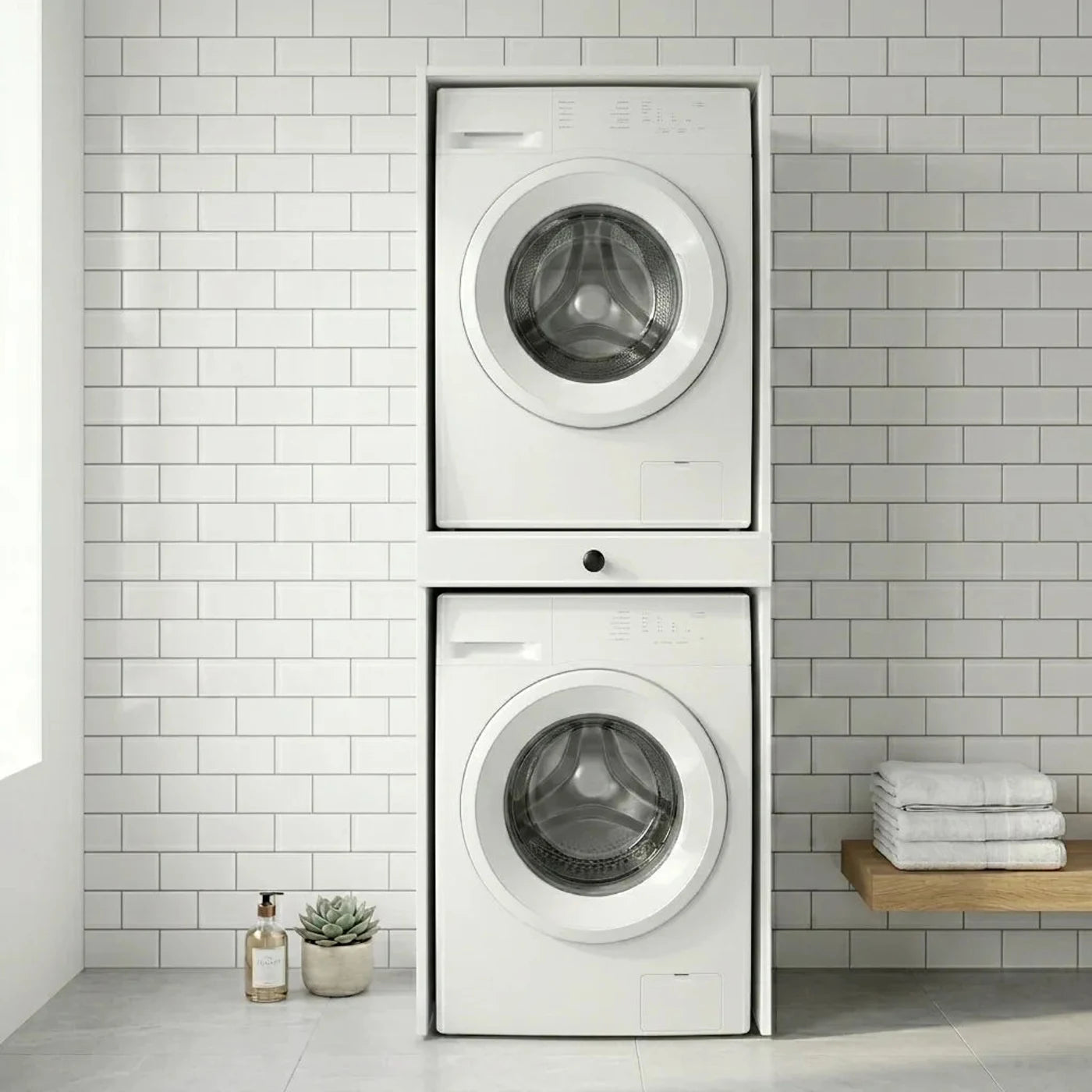 Aqua Çamaşır/Kurutma Makinesi Dolabı