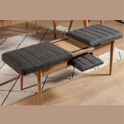 Sembol Bench Atlantik Antrasit görsel 3