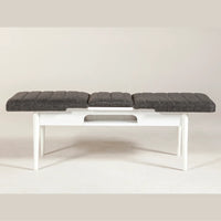 Sembol Bench Beyaz Antrasit