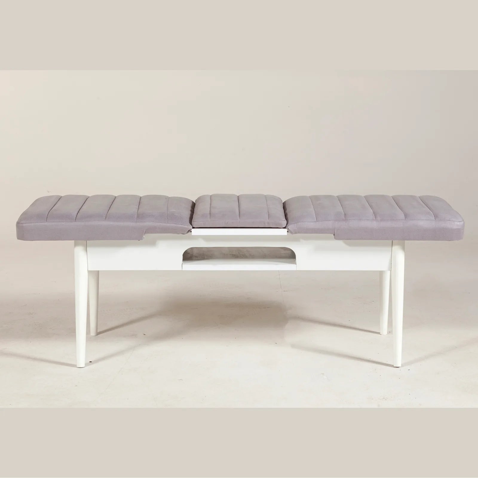 Sembol Bench Beyaz Soho Gri görsel 3
