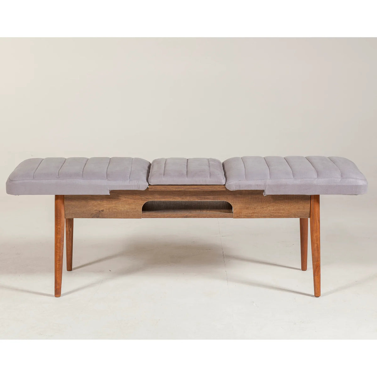 Sembol Bench Ceviz Soho Gri görsel 4