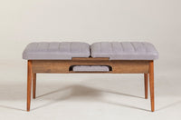 Sembol Bench Ceviz Soho Gri