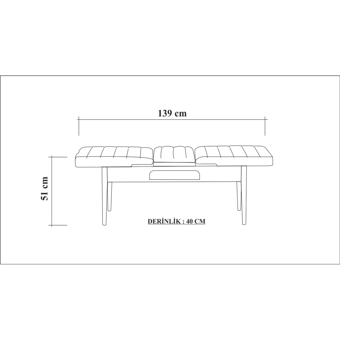 Sembol Açılır Masa Takımı Atlantik Fıstık Yeşili (1 Masa + 4 Sandalye)
