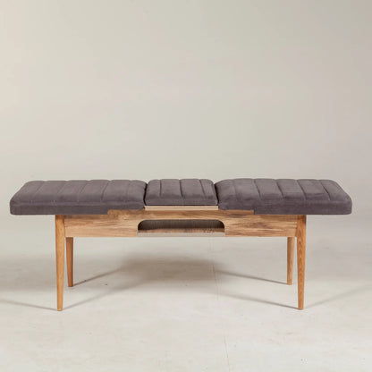 Sembol Açılır Masa Takımı Atlantik Soho Antrasit (1 Masa + 1 Bench + 2 Sandalye)