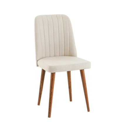 Sembol Açılır Masa Takımı Ceviz Krem 70x110 (1 Masa + 4 Sandalye) - görsel 4