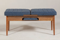 Sembol Bench Ceviz Lacivert