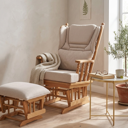 Relax Sallanan Sandalye Krem