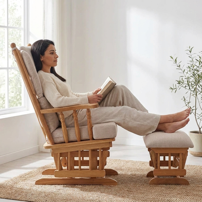 Relax Sallanan Sandalye Krem