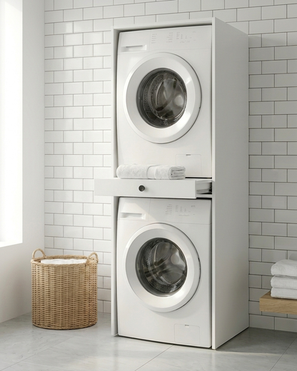 Aqua Çamaşır/Kurutma Makinesi Dolabı