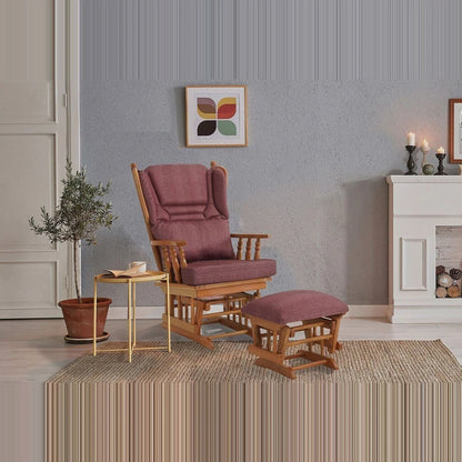 Relax Sallanan Sandalye Bordo görsel 6