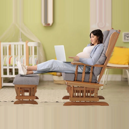 Relax Sallanan Sandalye Gri görsel 7