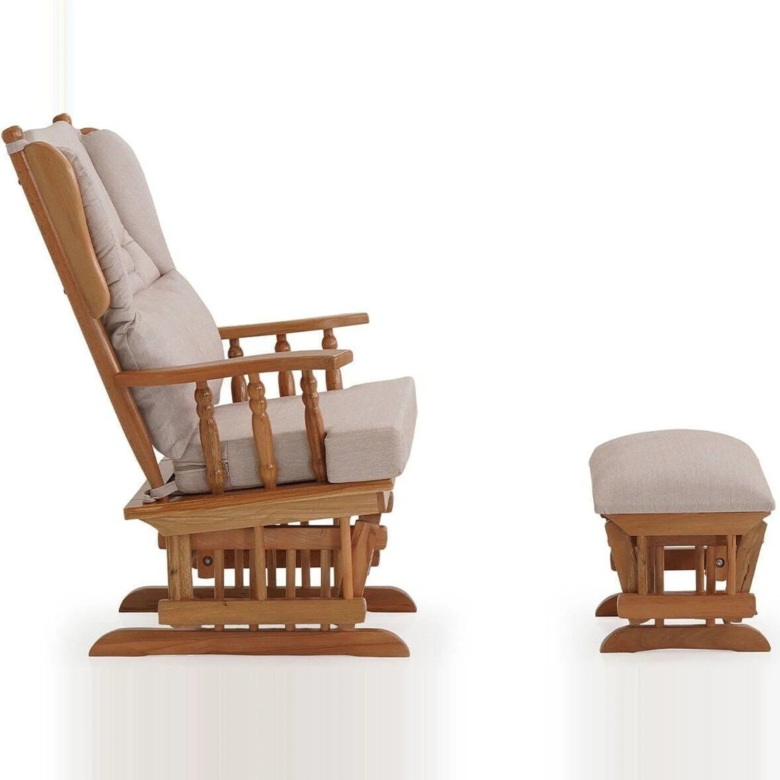 Relax Sallanan Sandalye Krem görsel 8