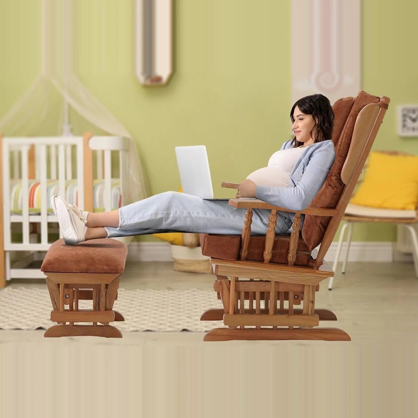 Relax Sallanan Sandalye Turuncu görsel 7