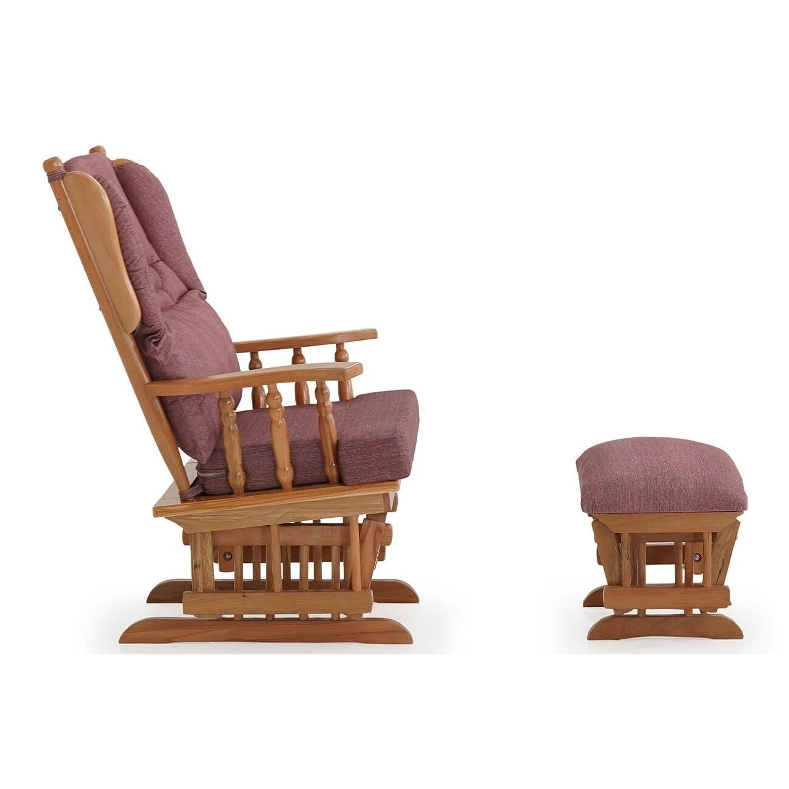 Relax Sallanan Sandalye Bordo görsel 5