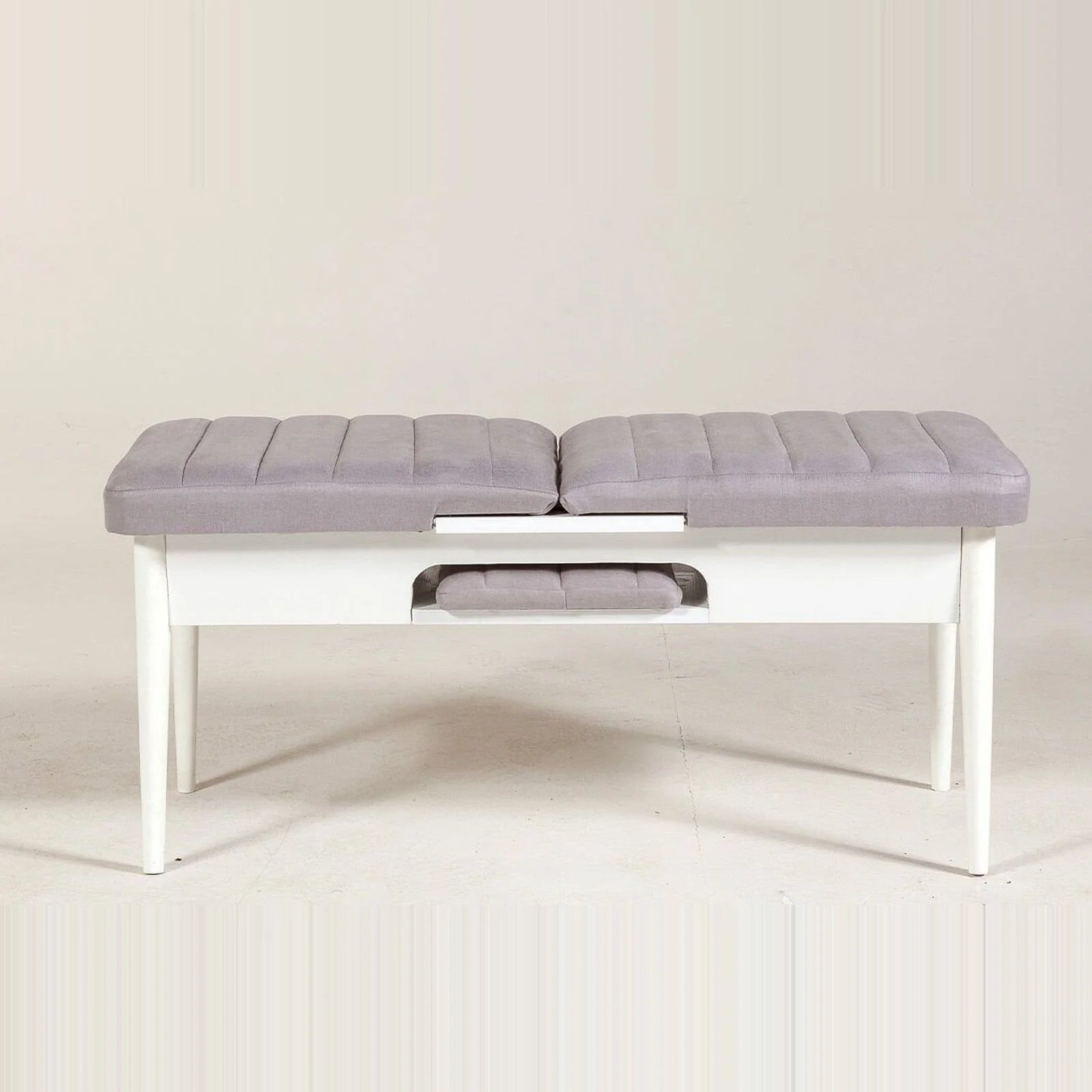 Sembol Bench Beyaz Soho Gri görsel 5