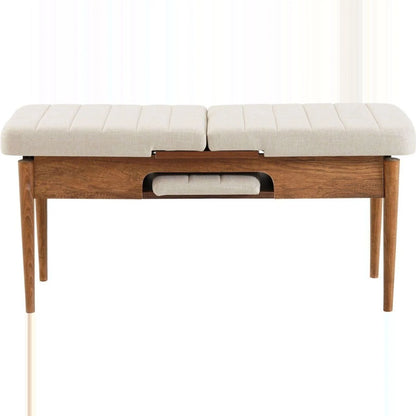 Sembol Bench Ceviz Krem