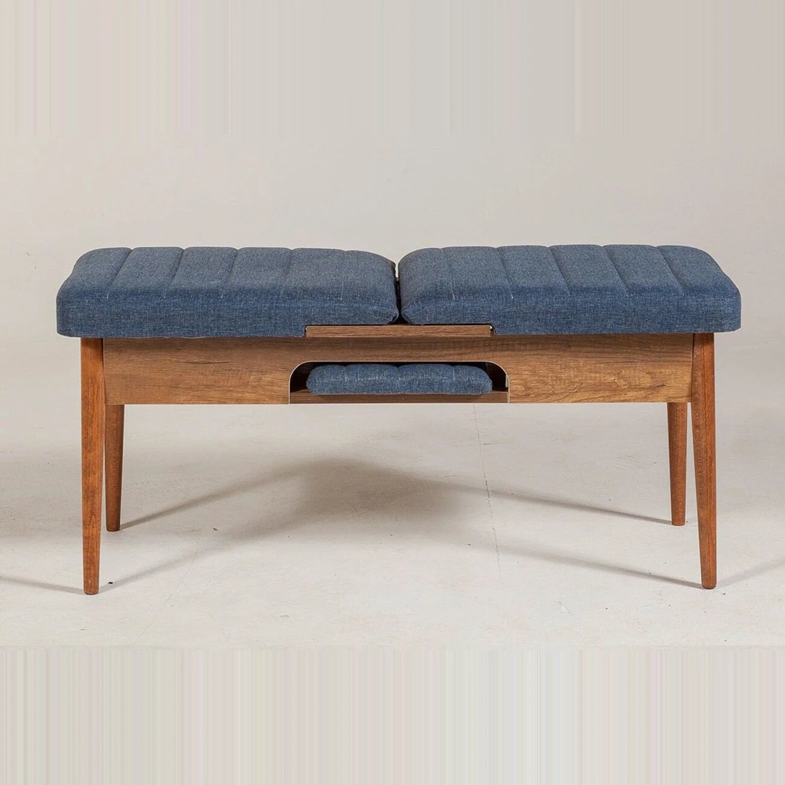 Sembol Bench Ceviz Lacivert görsel 6