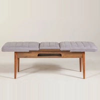 Sembol Bench Ceviz Soho Gri