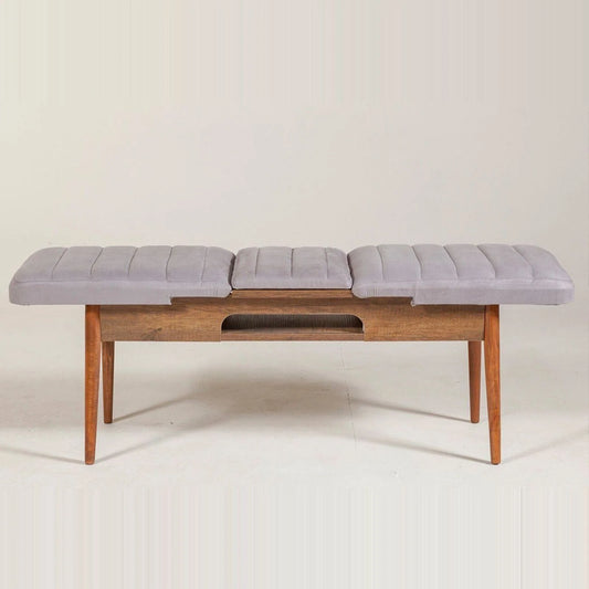 Sembol Bench Ceviz Soho Gri