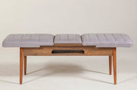 Sembol Bench Ceviz Soho Gri