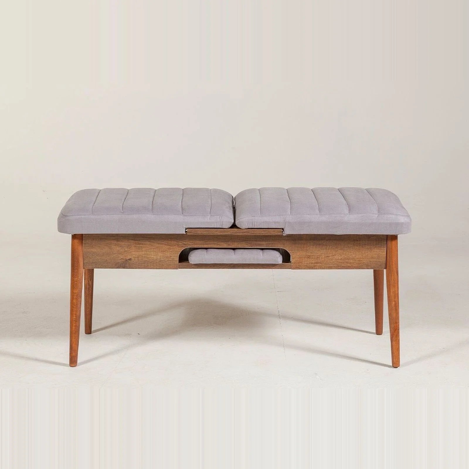 Sembol Bench Ceviz Soho Gri görsel 6