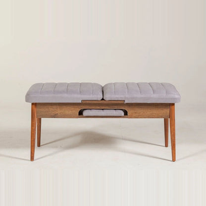 Sembol Bench Ceviz Soho Gri görsel 6