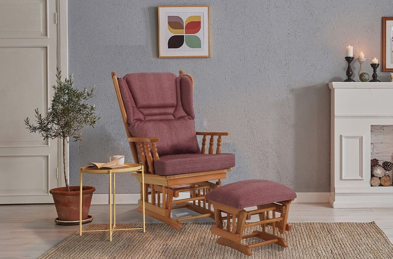 Relax Sallanan Sandalye Bordo