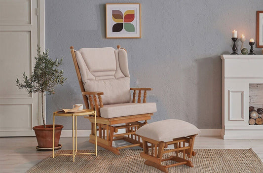 Relax Sallanan Sandalye Krem