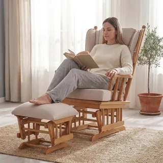 Relax Sallanan Sandalye Krem, görsel 8