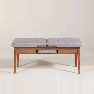 Sembol Bench Ceviz Soho Gri, görsel 1