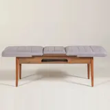 Sembol Bench Ceviz Soho Gri